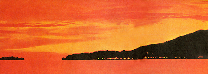 Grande Island at Sunset
